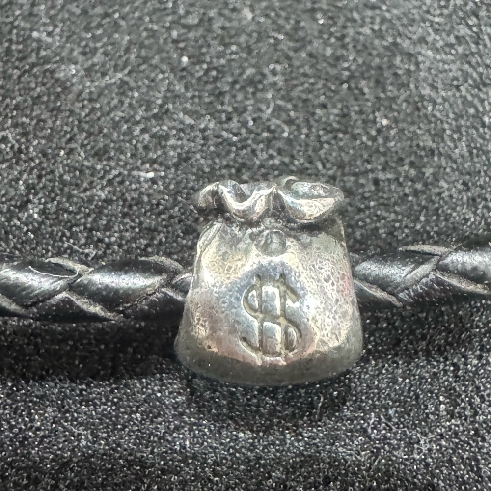 Pandora Authentic Silver Money Bag Charm